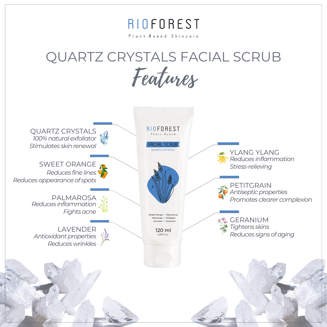 Quartz Crystals Facial Scrub